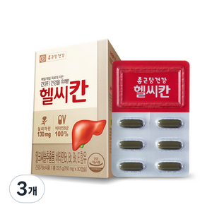 종근당건강 헬씨칸, 30정, 3개