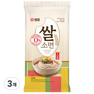 샘표 쌀 소면, 3개, 800g