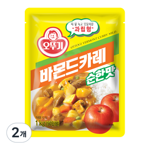 오뚜기 바몬드카레 과립형 순한맛, 1kg, 2개