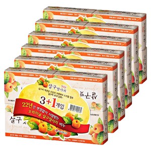 LG생활건강 살구맛사지 비누, 100g, 24개