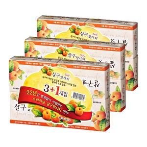 LG생활건강 살구맛사지 비누, 100g, 12개