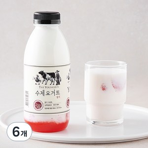 영준목장 수제 요거트 딸기, 500ml, 6개