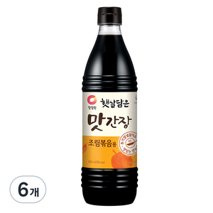 햇살담은 맛간장 조림볶음용, 840ml, 6개