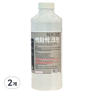 허브크린 백화싹 크린, 2개, 1L