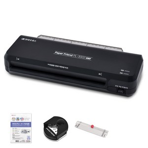 페이퍼프랜드 코팅기 NEW PL-3002 + 코팅지 25매 + 트리머 1001 + 코너라운더 HR-101, A4