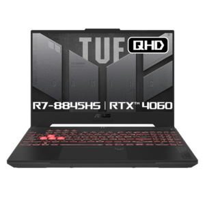 에이수스 2024 TUF 게이밍 A15 라이젠7 라이젠 8000 시리즈 지포스 RTX 4060, MechaGey, 1TB, 16GB, Win11 Home, FA507UV-HQ095