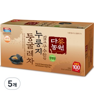 다농원 누룽지 둥굴레차, 1.5g, 100개입, 5개