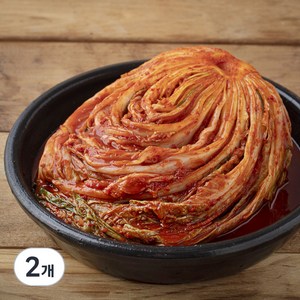 더반찬 포기김치, 1.9kg, 2개