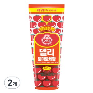 오뚜기 델리 토마토 케찹, 800g, 2개