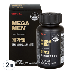 GNCMEGAMEN 멀티비타민 미네랄, 90정, 2개