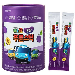 천지인 타요 홍삼 푸룬스틱 50p, 500g, 1개