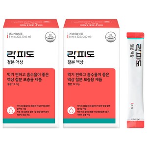 락피도 철분 액상 30포, 240ml, 2개