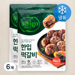 비비고 한입떡갈비 (냉동), 282g, 6개입