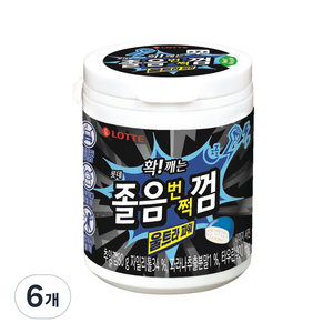 졸음번쩍껌 울트라파워, 80g, 6개