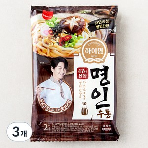 하이면 47년 전통 명인우동 2인분, 3개, 422g