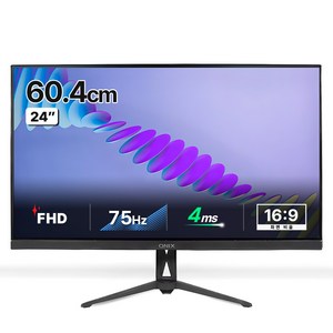 큐닉스 FHD 게이밍 모니터, 60cm, QX24SD REAL 75 HDR 오피스(무결점)
