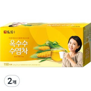 담터 옥수수 수염차, 1.5g, 150개입, 2개