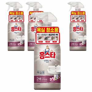 홈스타 바이럭스 세정제 욕실용, 750ml, 4개