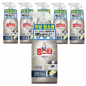 홈스타 바이럭스 세정제 주방용, 750ml, 6개