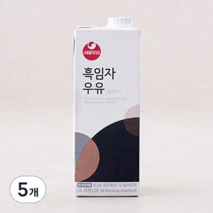 서울우유 흑임자 우유, 750ml, 5개