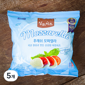 상하치즈 후레쉬 모짜렐라, 125g, 5개