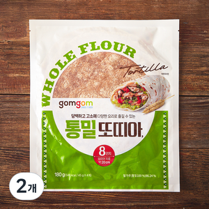 곰곰 통밀또띠아 8인치, 180g, 2개