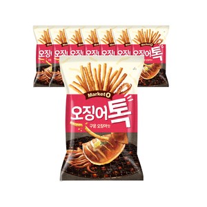 오리온 마켓오 오징어톡, 80g, 8개