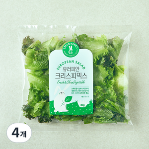 그린래빗 유러피안 크리스피믹스 샐러드, 80g, 4개