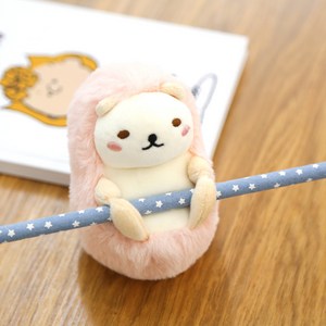모찌타운 고슴도치 스트레스볼 인형, 12cm, 핑크, 1개