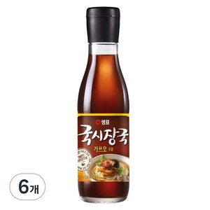 샘표 국시장국 가쓰오국물, 350ml, 6개