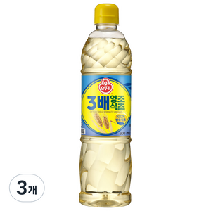 오뚜기 3배 양조식초, 3개, 900ml