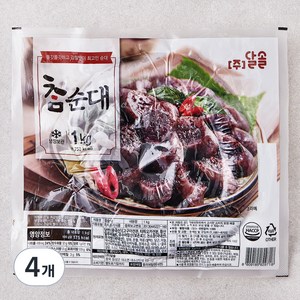 달솔 참순대, 1kg, 4개