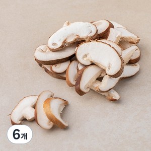 국내산 슬라이스 생표고, 150g, 6개