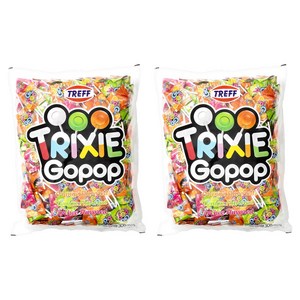 TRIXIE 고 팝 플랫 롤리팝, 2kg, 2개
