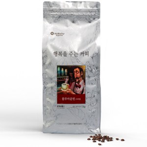 맥널티 홀빈 블루마운틴, 홀빈(분쇄안함), 1kg, 1개