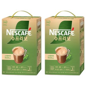 네스카페 수프리모 스테비아 커피믹스, 10g, 100개입, 2개
