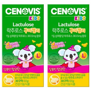 세노비스 유아용 락추로스 구미젤리 망고맛 120g, 30정, 2개