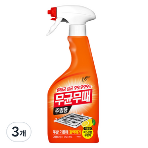 무균무때 주방용 세정제, 750ml, 3개