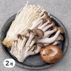 전골용 모둠버섯, 200g, 2개