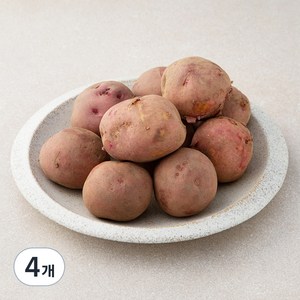 국내산 홍감자, 1kg, 4개