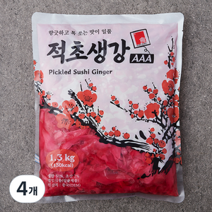 카쿠카쿠 적초생강 AAA, 1.3kg, 4개