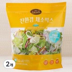 팜에이트 친환경 채소믹스, 500g, 2개