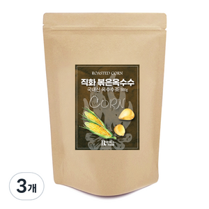 로얄푸드 직화볶음 옥수수차, 500g, 3개, 1개입