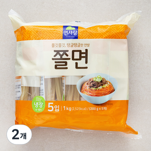 면사랑 냉장 쫄면 5입, 1kg, 2개