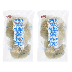 천미방 원형 둥글 넙적당면, 2개, 500g