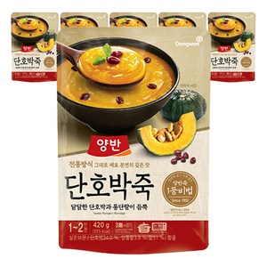 양반 단호박 즉석죽, 420g, 6개