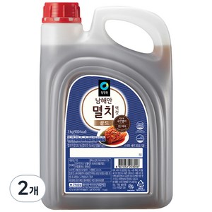 청정원 남해안 멸치액젓 골드, 3kg, 2개