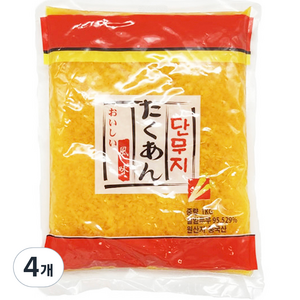 토호식품 단무지 알밥용, 1kg, 4개