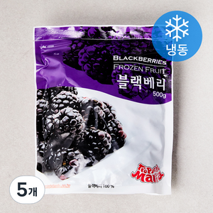 트로피칼마리아 블랙베리 (냉동), 500g, 5개