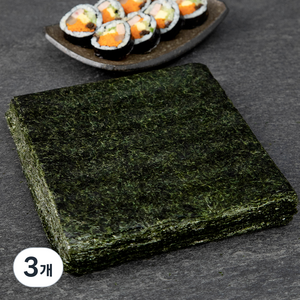 프리미엄 구운 김밥김 100매, 220g, 3개